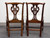 SOLD - HENKEL HARRIS 101S 29 Mahogany Chippendale Dining Side Chairs - Pair C