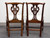 SOLD - HENKEL HARRIS 101S 29 Mahogany Chippendale Dining Side Chairs - Pair A