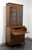 SOLD - Antique 19th Century Georgian Walnut Butler's Secretary Desk with Later Bookcase