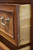 SOLD - Mahogany with Burl Walnut Inlay Chippendale Curio Cabinet / Bookcase