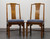SOLD - CENTURY Chin Hua by Raymond Sobota Asian Chinoiserie Dining Side Chairs - Pair 1