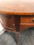 SOLD - BAKER Inlaid Banded Mahogany Small Oval Desk