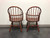 SOLD - Solid Cherry Windsor Armchairs - Pair 1 
