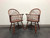 SOLD - Solid Cherry Windsor Armchairs - Pair 1 