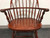 SOLD - Solid Cherry Windsor Armchairs - Pair 2