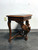 SOLD - Small Figural Goose Carved Walnut Console Table with Marble Top