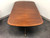 SOLD - Banded Mahogany Double Pedestal Dining Banquet Table