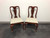 SOLD - HICKORY CHAIR James River Mahogany Queen Anne Dining Side Chairs - Pair A