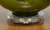 SOLD - Mid Century Green Drip-Glaze Ceramic Lamps - Refurbished - Pair