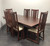 SOLD - Le Meuble Villageois Mission Oak Dining Set - Table + 8 Chairs