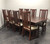 SOLD - Le Meuble Villageois Mission Oak Dining Set - Table + 8 Chairs