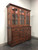 SOLD - Le Meuble Villageois Mission Tiger Oak China Cabinet Hutch 