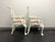 SOLD - Painted Mahogany Chippendale Ball in Claw Armchairs - Pair