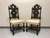 SOLD - Antique 19th Century Jacobean Revival Barley Twist Chairs - Pair A