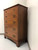 SOLD - HENREDON Chippendale Style Banded Walnut Chest of Five Drawers