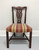 SOLD - HICKORY CHAIR Solid Mahogany Chippendale Straight Leg Dining Side Chair