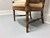 SOLD - Vintage Mid Century Faux Bamboo Caned Lounge Chair