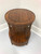 SOLD - Vintage Mid Century Banded Walnut Oval End Side Table by Heritage