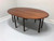 SOLD - Vintage Solid Mahogany Drop-Leaf Irish Wake / Dining Table