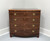 SOLD -  BAKER Georgian Inlaid Banded Mahogany Bowfront Bachelor Chest