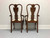 SOLD - PENNSYLVANIA HOUSE Queen Anne Cherry Dining Captain's Armchairs - Pair