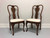 SOLD - PENNSYLVANIA HOUSE Queen Anne Cherry Dining Side Chairs - Pair 2