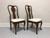 SOLD - PENNSYLVANIA HOUSE Queen Anne Cherry Dining Side Chairs - Pair 2