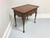 SOLD - Solid Mahogany Georgian Tea / Accent Table by Globe Furniture