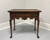 SOLD - Solid Mahogany Georgian Tea / Accent Table by Globe Furniture