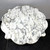 SOLD OUT - Ornate Pedestal Entry Center Table with Scalloped Marble Top 