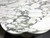 SOLD OUT - Ornate Pedestal Entry Center Table with Scalloped Marble Top 
