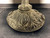 SOLD OUT - Ornate Pedestal Entry Center Table with Scalloped Marble Top 