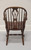 SOLD - Solid Cherry Windsor Armchair by Cochrane