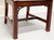 SOLD - THOMASVILLE Chippendale Mahogany Straight Leg Dining Side Chairs - Pair 2