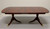 SOLD - KINDEL Flame Mahogany Double Pedestal Dining Banquet Table