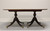 SOLD -  BAKER Historic Charleston Banded Flame Mahogany Dining Table 