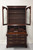 SOLD - HENKEL HARRIS 6001/6003 29 Solid Mahogany Chippendale Secretary Desk with Glass Bookcase