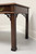 SOLD - SLIGH Chippendale Mahogany Leather Top Writing Desk