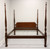 SOLD - COUNCILL CRAFTSMEN Mahogany King Size Rice Carved Four Poster Bed