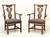 KNOB CREEK Mahogany Chippendale Dining Armchairs - Pair