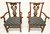 KNOB CREEK Mahogany Chippendale Dining Armchairs - Pair