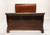 SOLD - ETHAN ALLEN Newport Somerset Mahogany Queen Size Sleigh Bed