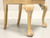 SOLD - CENTURY Scrubbed White Chippendale Ball in Claw Dining Side Chairs - Pair A