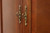 SOLD - ETHAN ALLEN 18th Century Banded Mahogany Armoire / Linen Press