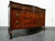 SOLD OUT - French Regency Style Carved Flame Mahogany Commode / Dresser