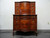 SOLD OUT - French Regency Style Carved Flame Mahogany Chest on Chest