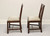 SOLD - HENKEL HARRIS 101S 29 Mahogany Chippendale Dining Side Chairs - Pair B