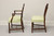 SOLD - Vintage Mahogany Hepplewhite Dining Chairs w/ Prince Of Wales Plumes - Set of 8 