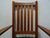 SOLD OUT - Mission Arts & Crafts Craftsman Cherry Dining Chairs with Leather Seats - Set of 8