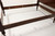SOLD - CRAFTIQUE Vintage Solid Mahogany Full Size Cannonball Bed